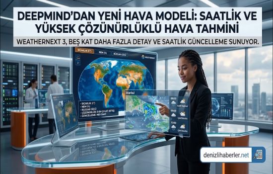 Google DeepMind, WeatherNext 3'ü Tanıttı: Saatlik ve Beş Kat Daha Yüksek Çözünürlüklü Hava Tahmin Modeli