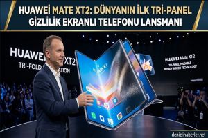 Huawei Mate XT2, Dahili Gizlilik Ekranlı İlk Tri-Panel Katlanabilir Telefon Oldu