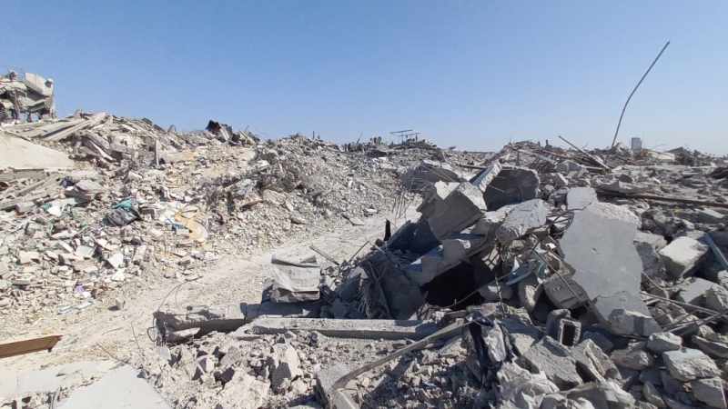 İsrail ordusunun çekildiği Cibaliye'de yıkım gözler önüne serildi