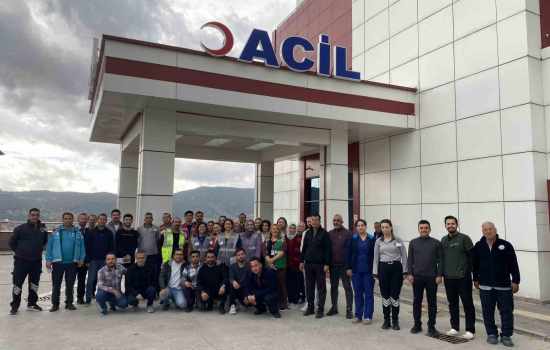 Çameli Devlet Hastanesi'nde Acil Durum HAP Tatbikatı Gerçekleştirildi