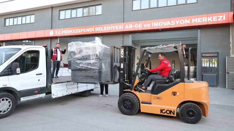 Merkezefendi Belediyesinin 31. mama makinesi Eskişehir’e teslim edildi
