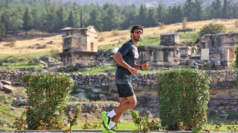 Pamukkale'de Lykos Yarı Maratonu ile Sporcular Bir Araya Geldi