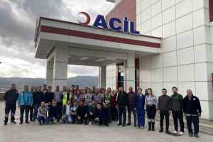 Çameli Devlet Hastanesi'nde Acil Durum HAP Tatbikatı Gerçekleştirildi