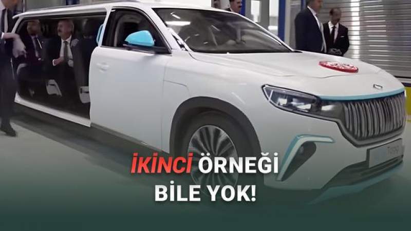 Togg'un Kapısız Limuzin Tasarımıyla Özel Üretim T10X Versiyonu İlk Görüntülerde