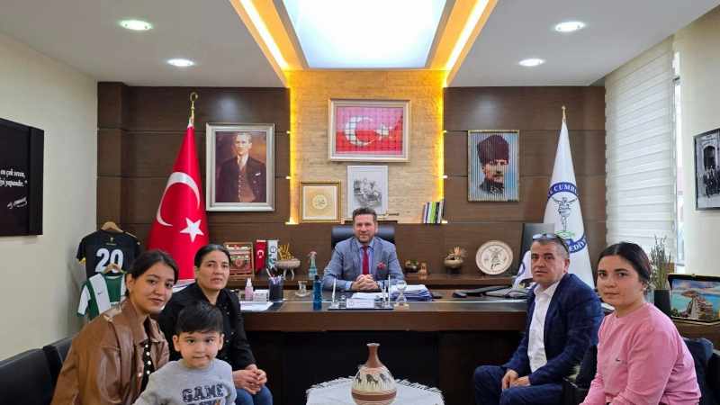 Başkan Tatık, DMD hastası Mehmet’i makamında kabul etti