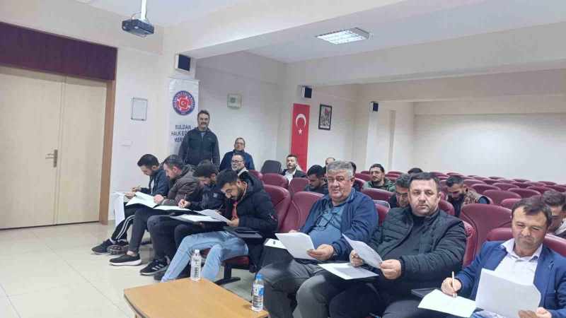 Buldanlı avcılar sertifika sahibi oldu