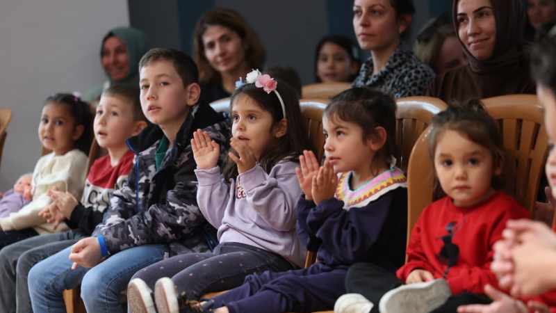 Çocuklar, hayal gücünü besleyen eğlenceli bir ara tatil deneyimi yaşadı