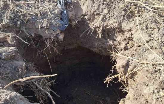 Çivril'deki Tarlada Meydana Gelen Obruk, Çiftçileri endişelendirdi