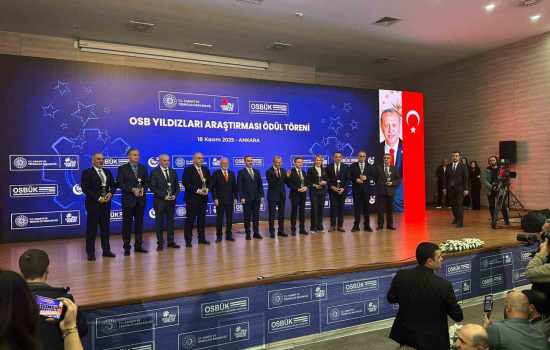 Denizli Organize Sanayi Bölgesi, Yıldızlar Ödül Töreni'nde Başarıyla Ödüllendirildi