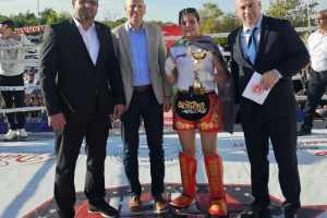 Denizli'de Kick Boks Galası: Sporcular Filistin İçin Mücadele Etti