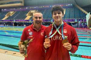 Denizlili Yüzücünün Riyad'da Elde Ettiği Tarihi Başarı