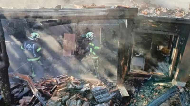 Denizli’de iş yerinde çıkan yangın korkuya neden oldu