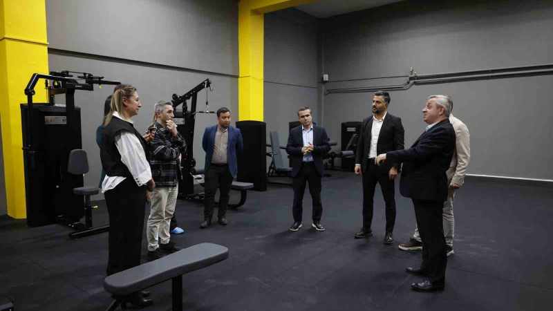 Denizli Kız &Ouml;ğrenci Yurtlarında fitness salonu hizmete girdi 