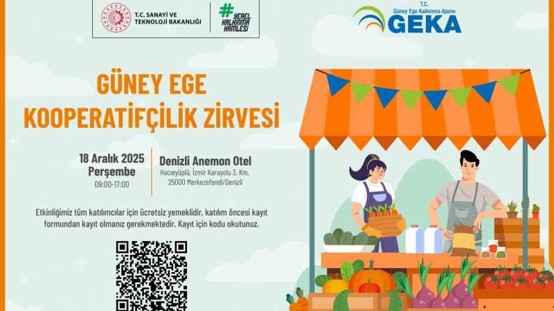 GEKA, Güney Ege Kooperatifçilik Zirvesi'ne ev sahipliği yapacak!