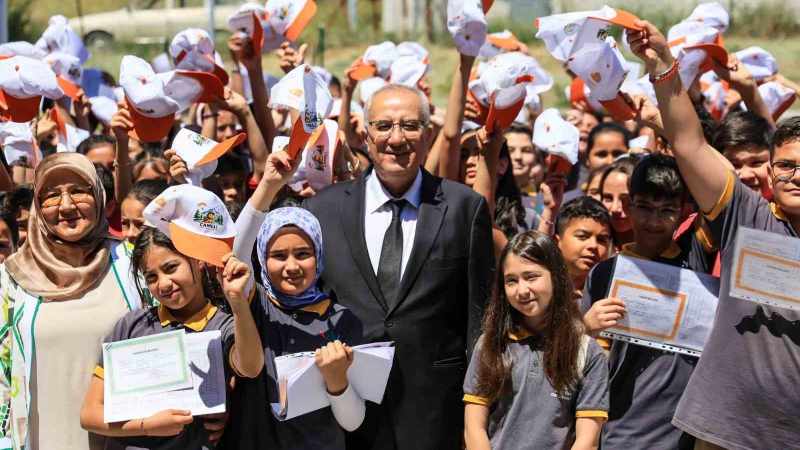 Çamelili Öğrenciler, Şırnak’taki Arkadaşlarıyla Karnelerini Kutladı