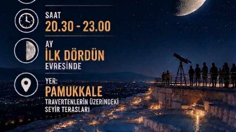 Denizli Bilim Merkezi'nden gökyüzü meraklılarına özel program!