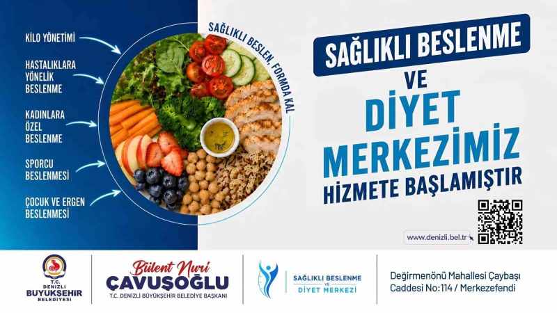 Denizli Büyükşehir'den Vatandaşlara Ücretsiz Diyetisyen Desteği!