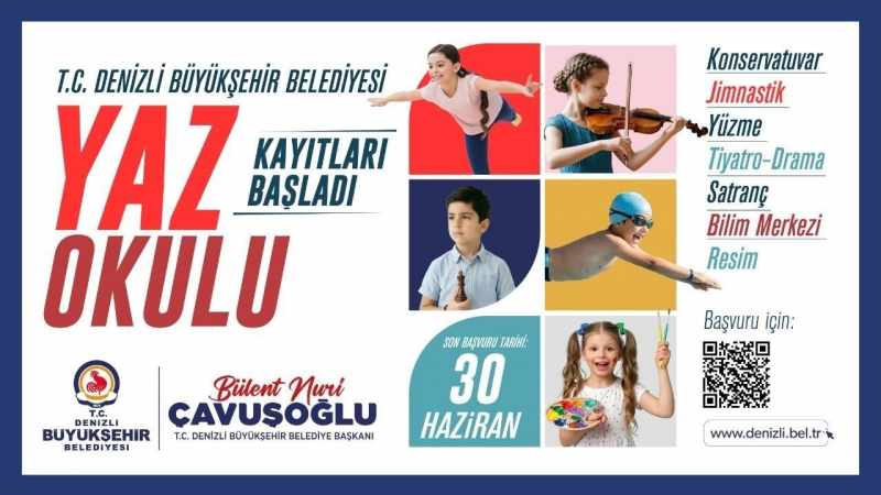Denizli'de Yaz Okulu İçin Kayıt Süreci Başladı