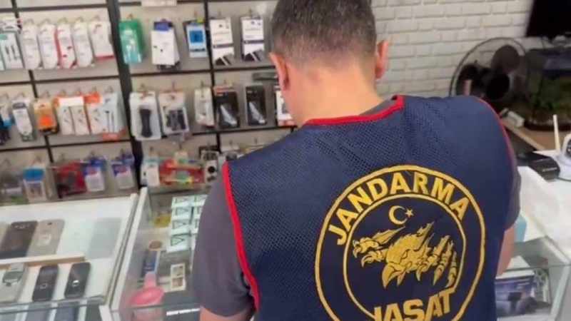 Denizli'de gerçekleştirilen 'Patates Hat' operasyonunda 186 kaçak hat ele geçirildi