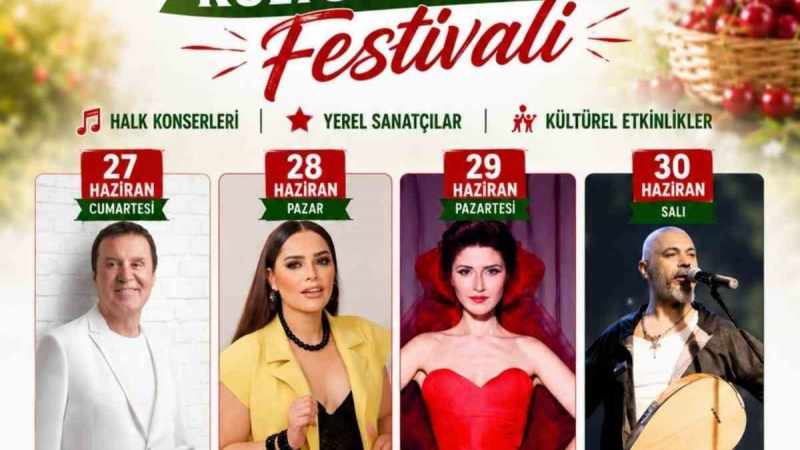 Honaz'da Kiraz Festivali Coşkuyla Başlıyor