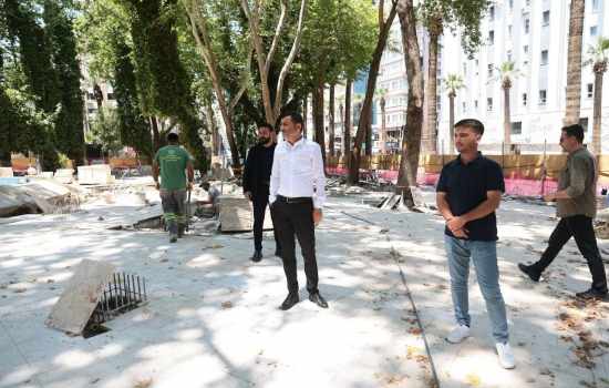 Başkan Çavuşoğlu, Candoğan Parkı'nda Yerinde Değerlendirme Yaptı