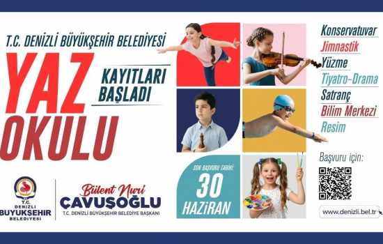 Denizli'de Yaz Okulu İçin Kayıt Süreci Başladı