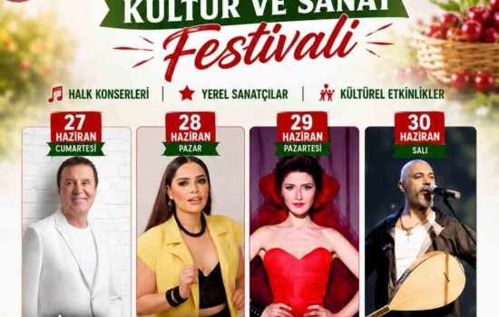 Honaz'da Kiraz Festivali Coşkuyla Başlıyor