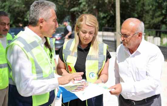 Merkezefendi'de Yol Yapım Çalışmaları Tüm Hızıyla Devam Ediyor