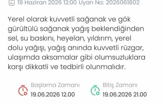 Denizli’de Kuvvetli Sağanak ve Dolu Tehlikesine Dikkat! Meteoroloji Uyarıda Bulundu