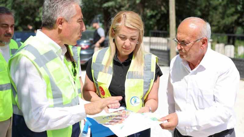Merkezefendi'de Yol Yapım Çalışmaları Tüm Hızıyla Devam Ediyor
