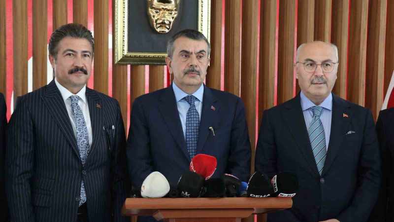 Milli Eğitim Bakanı Tekin: 