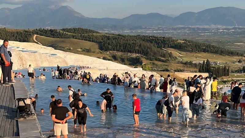 Pamukkale, Bayram Döneminde 113 Bin Misafiri Ağırladı