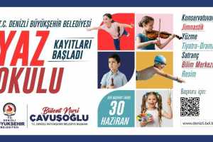 Denizli'de Yaz Okulu İçin Kayıt Süreci Başladı