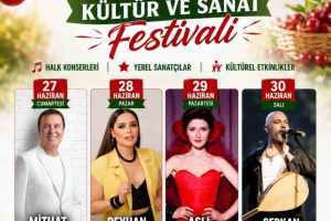 Honaz'da Kiraz Festivali Coşkuyla Başlıyor