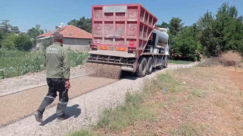Başkan Arslan, üstyapı projeleriyle ilgili saha incelemesinde bulundu