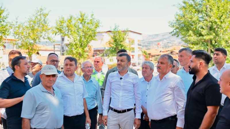 Başkan Çavuşoğlu Beyağaç'a Ziyarette Bulundu