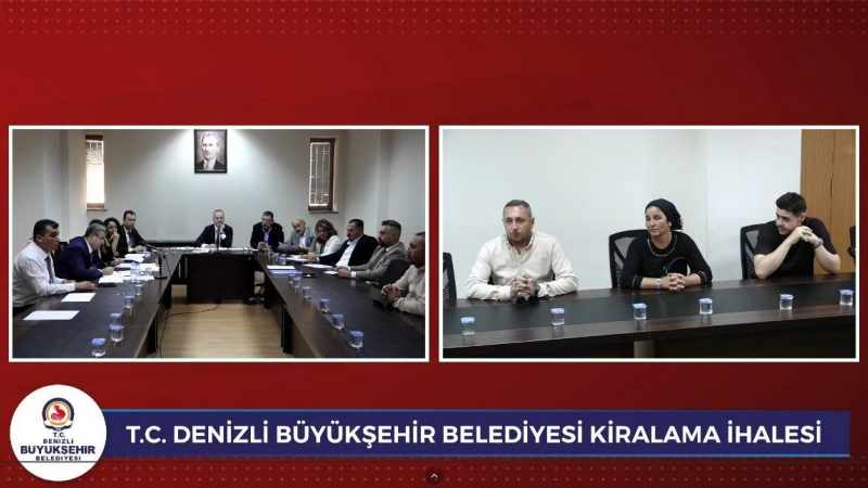 Denizli Büyükşehir Belediyesi'nde İhalelerde Şeffaflık Dönemi Başladı