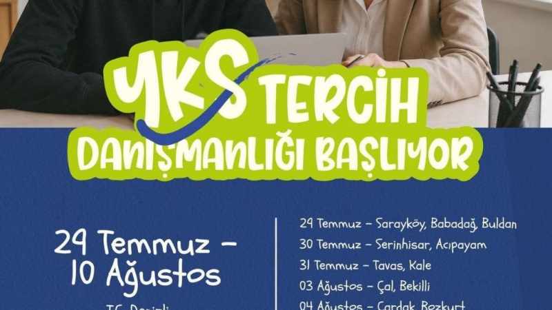 Denizli'de YKS İçin Yeni Tercih Danışmanlığı Hizmeti Başlatılıyor