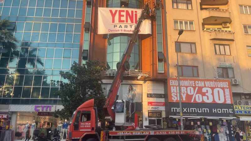 Denizli’de Yeni Siyasi Parti Ofisi Açıldı