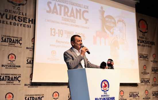 2. Uluslararası Pamukkale Satranç Turnuvası Faaliyete Geçti