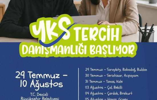 Denizli'de YKS İçin Yeni Tercih Danışmanlığı Hizmeti Başlatılıyor