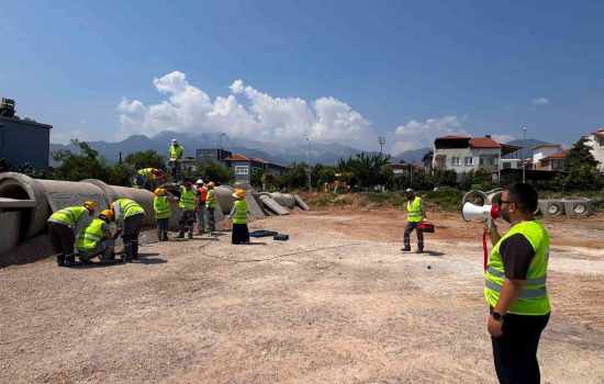 Merkezefendi'de Afetlere Hazırlık Kapsamında Arama Kurtarma Eğitimleri Devam Ediyor