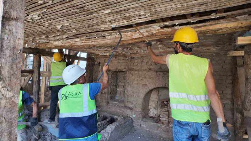 Şerbetçioğlu Konağı'nda Tarihi Restorasyon Süreci Başladı