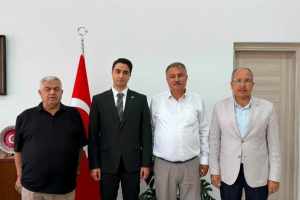Başkan Pütün, Yeni Kaymakam Haydari'yi Ziyaret Ederek Başarılar Diledi