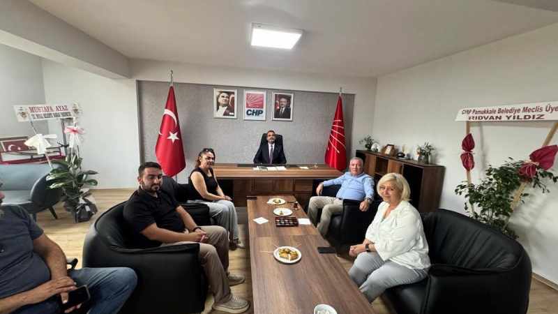 Başkan Kepenek, CHP Denizli İl Başkanı Oran'ı Ziyaret Etti