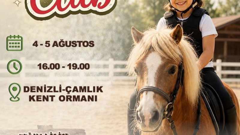 Çamlık Kent Ormanı'nda çocuklar için doğa dolu keyifli iki gün hazırlanıyor