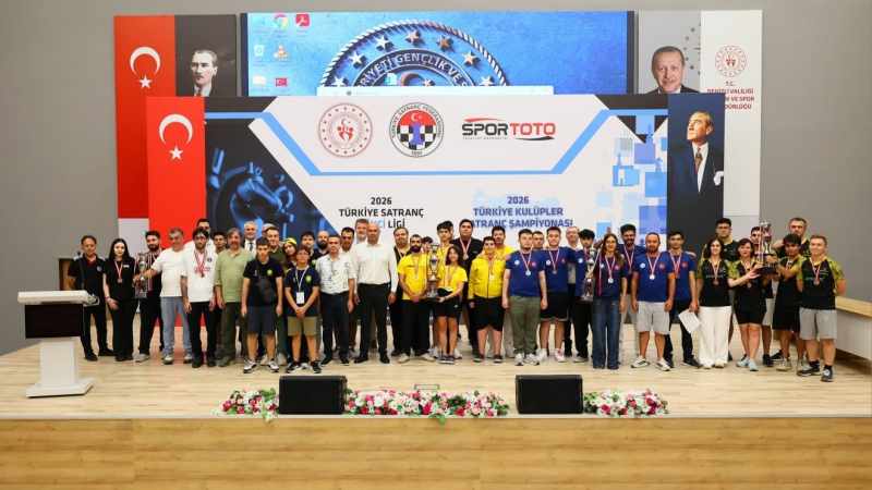 Denizli'deki Satranç İkinci Ligi finalinde kazananlar açıklandı!