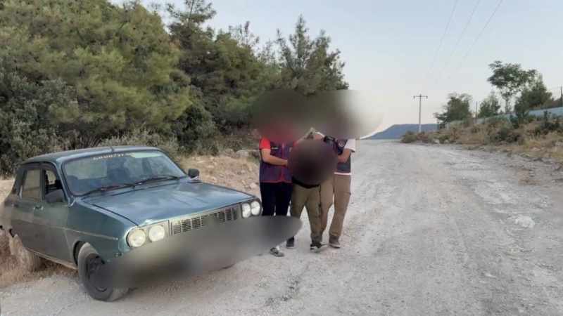 Tavas'ta silahla kaçırılan kadın ormanlık alanda kurtarıldı