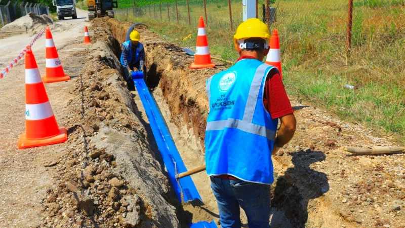 Karaismailler Mahallesi’ne 11 bin 844 metrelik yeni su hattı