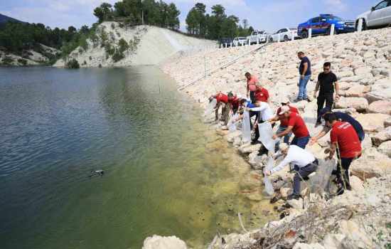 Denizli'de İç Sulara Yeni Bir Nefes: 1 Milyon 386 Bin Balık Suya Salındı